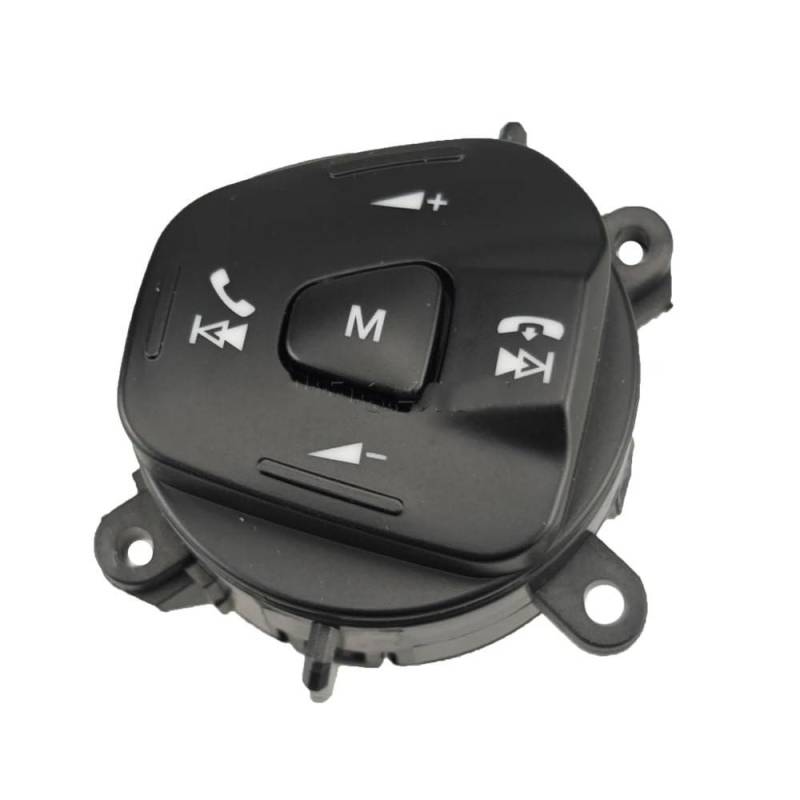 BASPHHH Lenkradknopf Kompatibel mit Ford für Fiesta MK7 MK8 ST für Ecosport 2013 Lenkradtaste Audio-Lautstärkeschalter Multifunktionsschalter(Left Switch) von BASPHHH