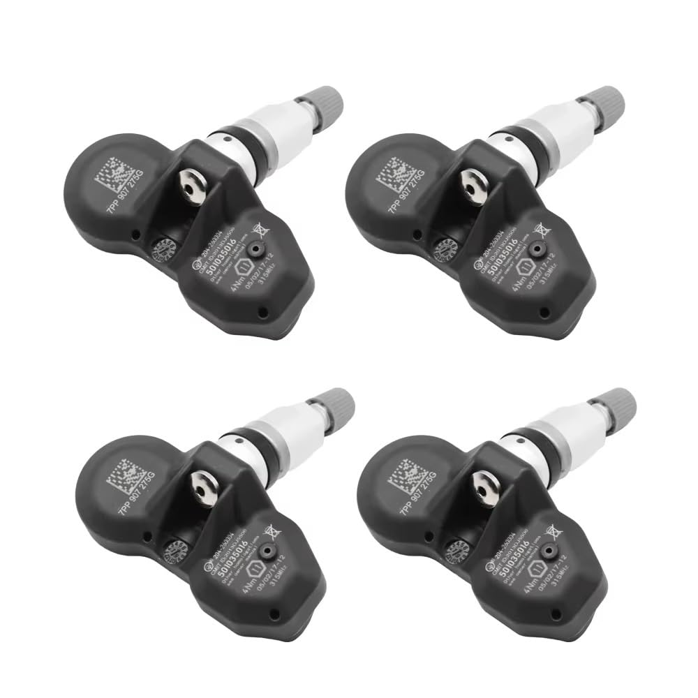 BASPHHH TPMS für Auto 4D0907275B 4F0907275 Kompatibel Mit Aventador 2011–2020 Für Gallardo 2003–2016 Reifendruckkontrollsensor TPMS(4PCS) von BASPHHH