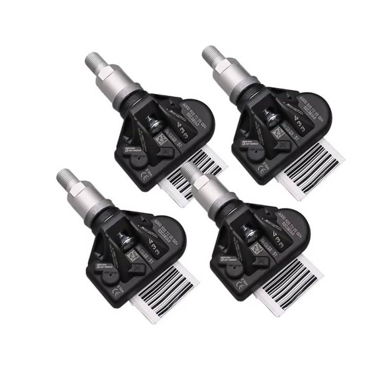 BASPHHH TPMS für Auto Kompatibel Mit 1Series Für F40 2019–2024 Für 2 Series Gran F74 2020–2024 Reifendrucksensor TPMS A0009057205 A0009054104(4pcs) von BASPHHH