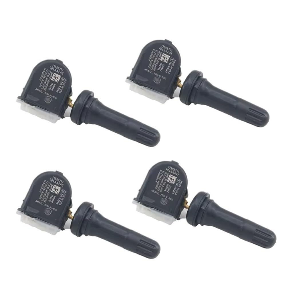 BASPHHH TPMS für Auto Kompatibel Mit Buick Für Encore 2016 2017 2018 Reifendruckkontrollsensor TPMS 13598771(4pcs) von BASPHHH