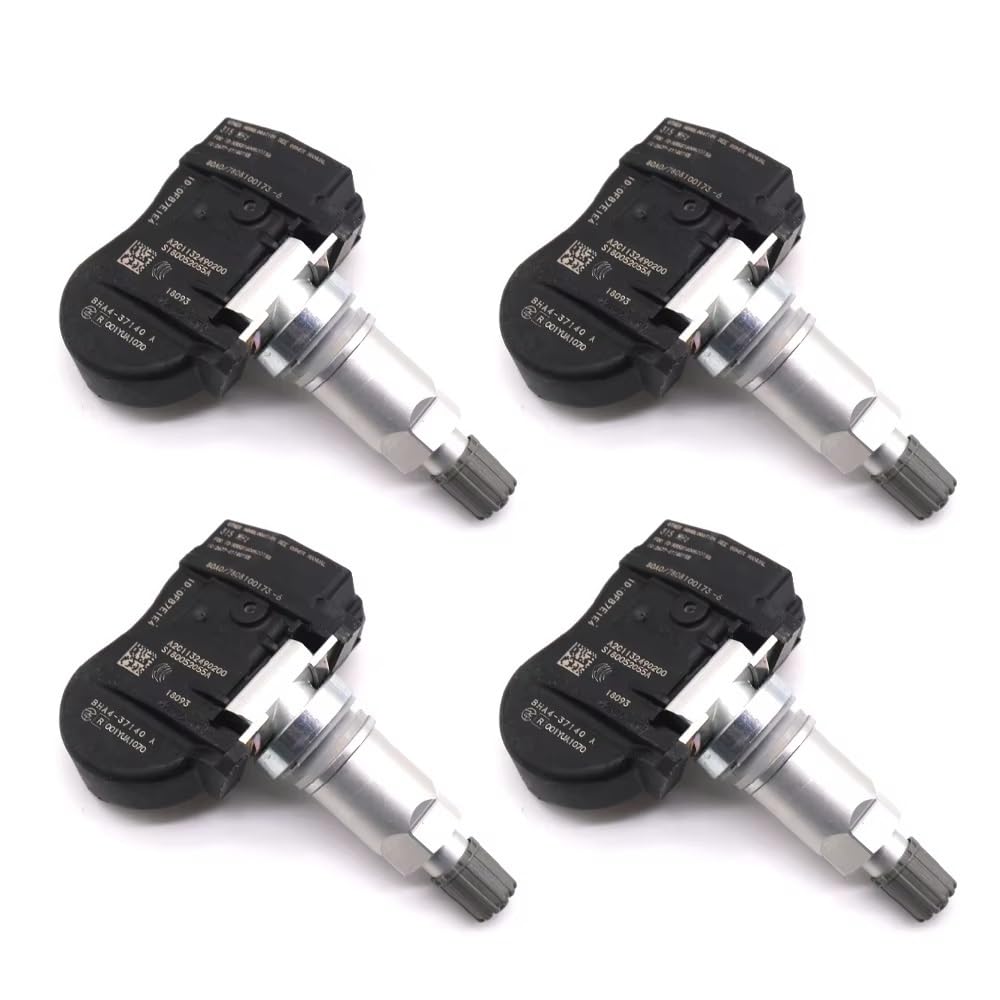 BASPHHH TPMS für Auto Kompatibel Mit Mazda Für 6 2018 2019 2020 Reifendruckkontrollsensor TPMS BHA4-37-140-A(4pcs) von BASPHHH