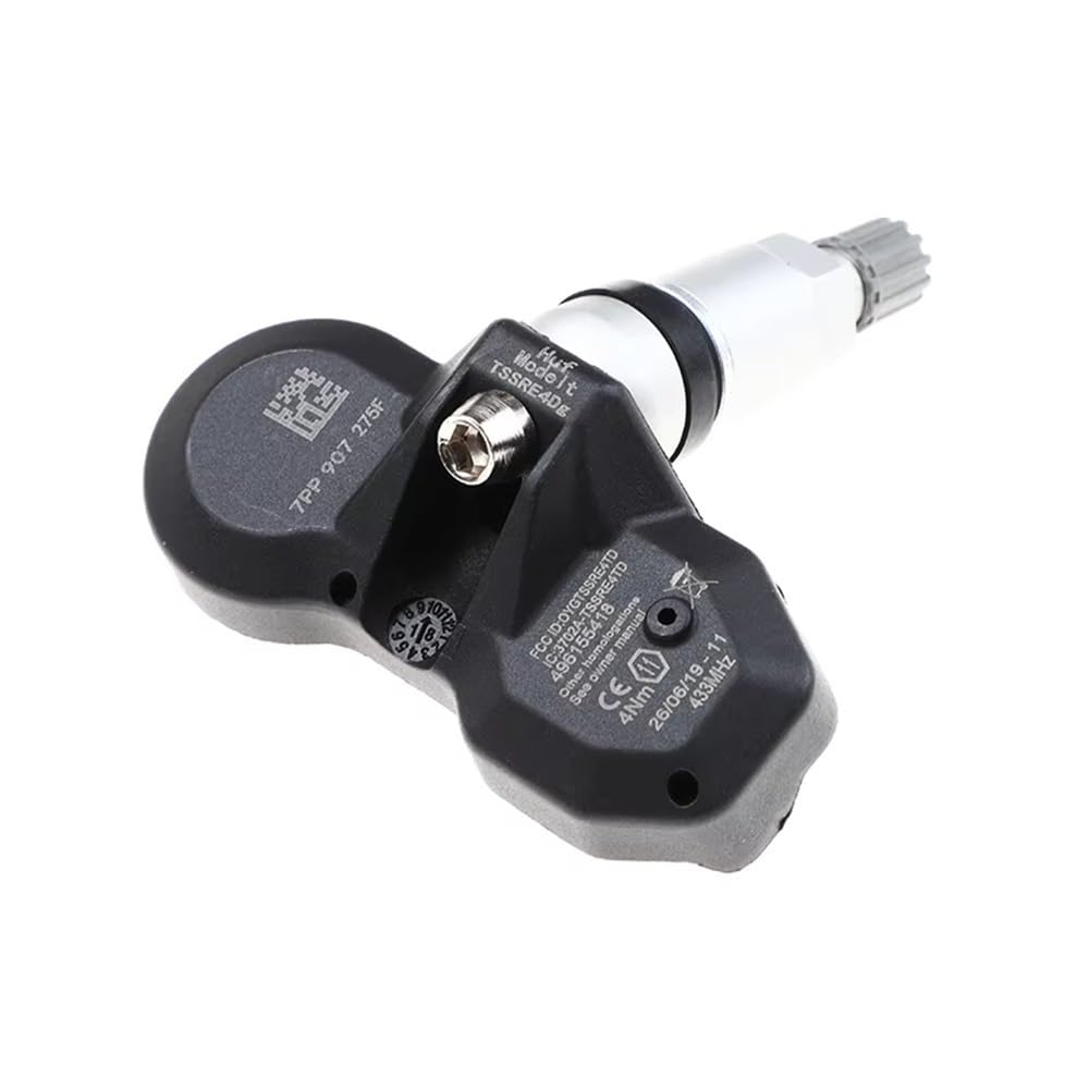 BASPHHH TPMS für Auto Kompatibel mit A4 2002 2003 2004 2005 2006 2007 2008 für RS4 2007 2008 Reifendrucksensor TPMS 4F0907275B(1pcs) von BASPHHH