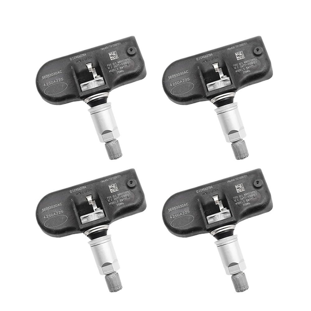 BASPHHH TPMS für Auto Kompatibel mit Chrysler für Pacifica 2006 2007 2008 für 200 2011-2014 REIFENDRUCKÜBERWACHUNGSSENSOR TPMS-Sensor 56053030AC 5603030AB(4PCS) von BASPHHH