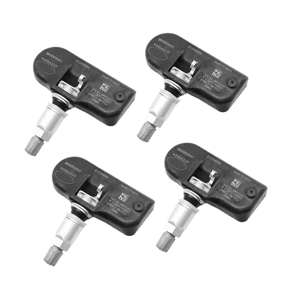 BASPHHH TPMS für Auto Kompatibel mit Dodge für Caravan 2006 2007 für Avenger 2008-2014 REIFENDRUCKÜBERWACHUNGSSENSOR TPMS Sensor 56053030AC 5603030AB(4PCS) von BASPHHH