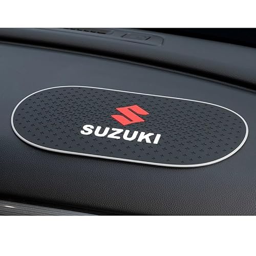 Auto Anti Rutsch Schmutzmatte, Für Suzuki SX4 Vitara Grand Vitara Swift Alto Liana Jimny S-Cross Auto Armaturenbrett Anti Rutsch Matten,Auto Gadgets Innenraum, Navigationsklammer von BAUFAS