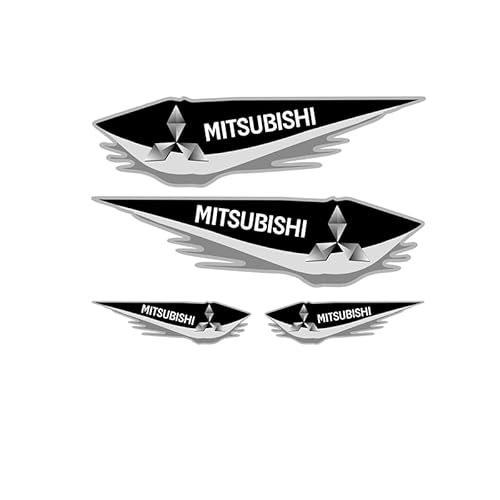 Auto Emblem Aufkleber, Für Mitsubishi Space Star 2013-2019 Buchstaben Abzeichen Außenmodifikationszubehör von BAUFAS