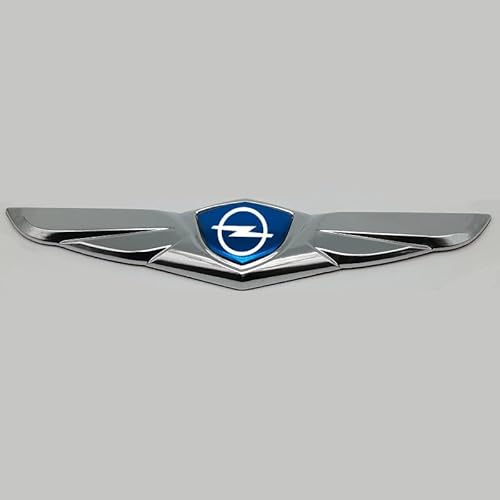 Auto Emblem Aufkleber, Für Opel Vauxhall Astra Insignia Corsa Mokka Vectra opc VXR Vauxhall Tigra Combo Twintop Omega Buchstaben Abzeichen Außenmodifikationszubehör,D von BAUFAS