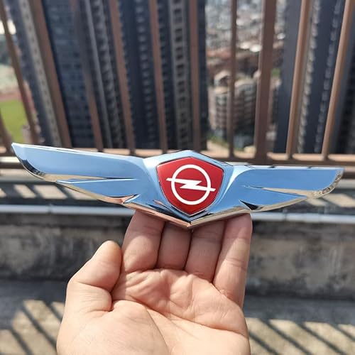 Auto Emblem Aufkleber, Für Opel Vauxhall Astra Insignia Corsa Mokka Vectra opc VXR Vauxhall Tigra Combo Twintop Omega Buchstaben Abzeichen Außenmodifikationszubehör,F von BAUFAS