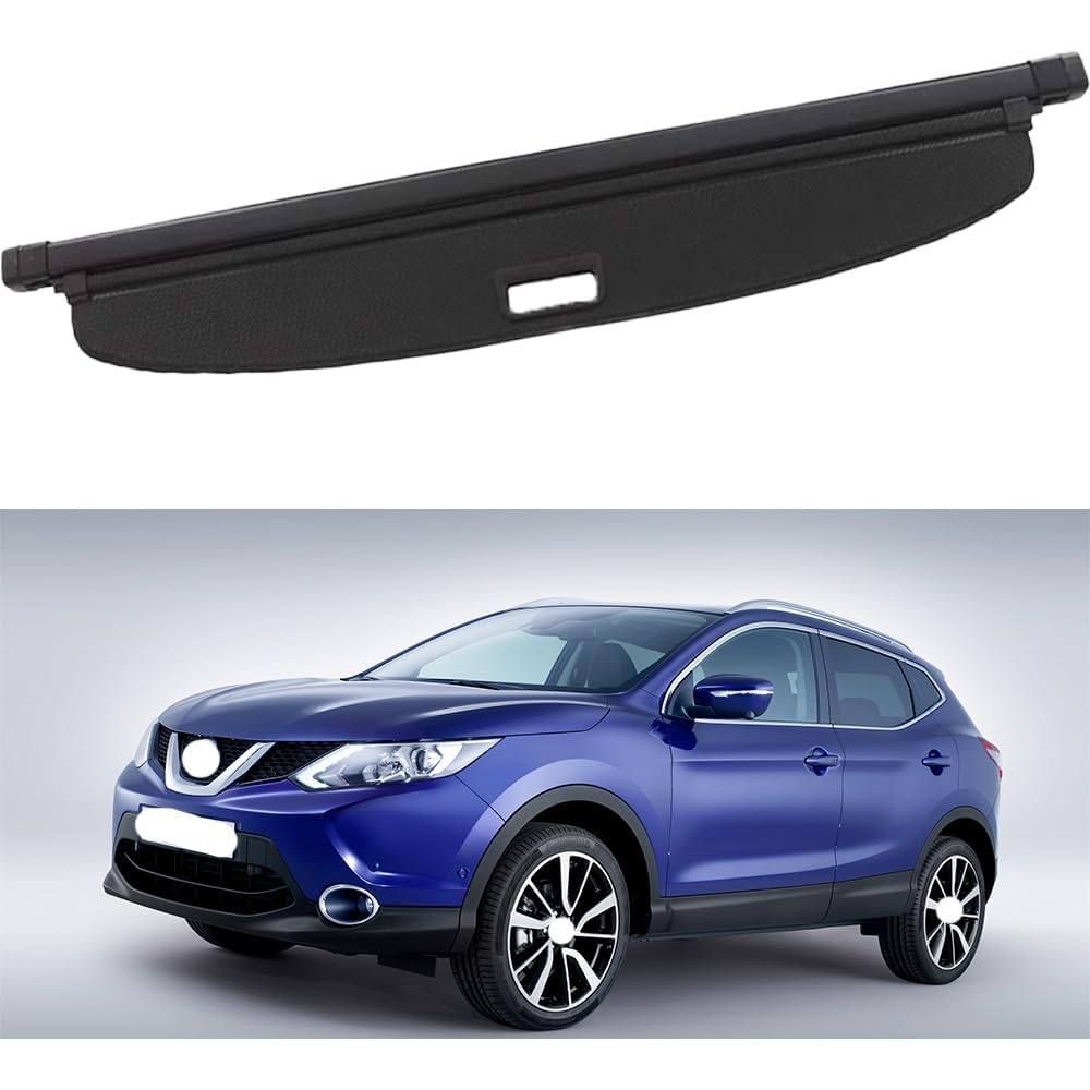 Einziehbare privatsphäre schützende Rollo wasserdichte Kofferraumdeckel eines Autos, für Nissan Qashqai 2009-2014 von BAVIEN