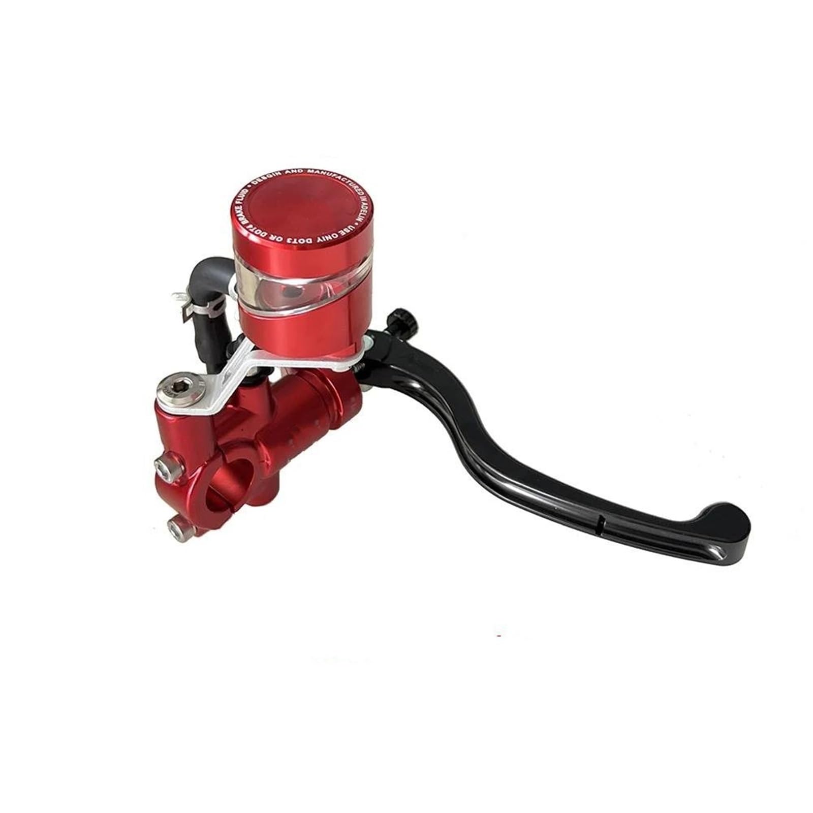 14/15mm Für Kawasaki Für Suzuki Motorrad Bremse Kupplung Pumpe Hauptzylinder Hebelgriff Motorrad Kupplungsbremshebel(Red,Right 15mm) von BAWHO