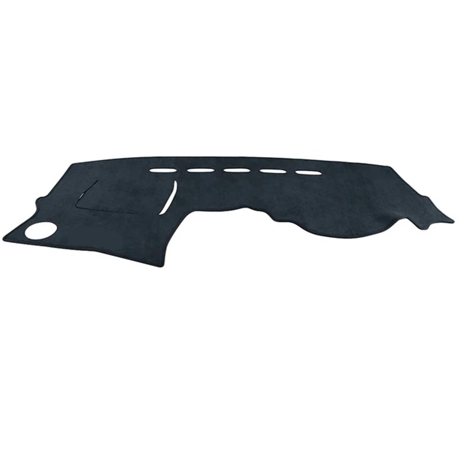 Armaturenbrett Abdeckung Dashmat Auto-Armaturenbrett-Abdeckung rutschfeste Matte Instrumenten-Teppich-Pad Zubehör Für Mitsubishi Für Mirage G4 2012–2024 Instrumententafel(RHD Black) von BAWHO