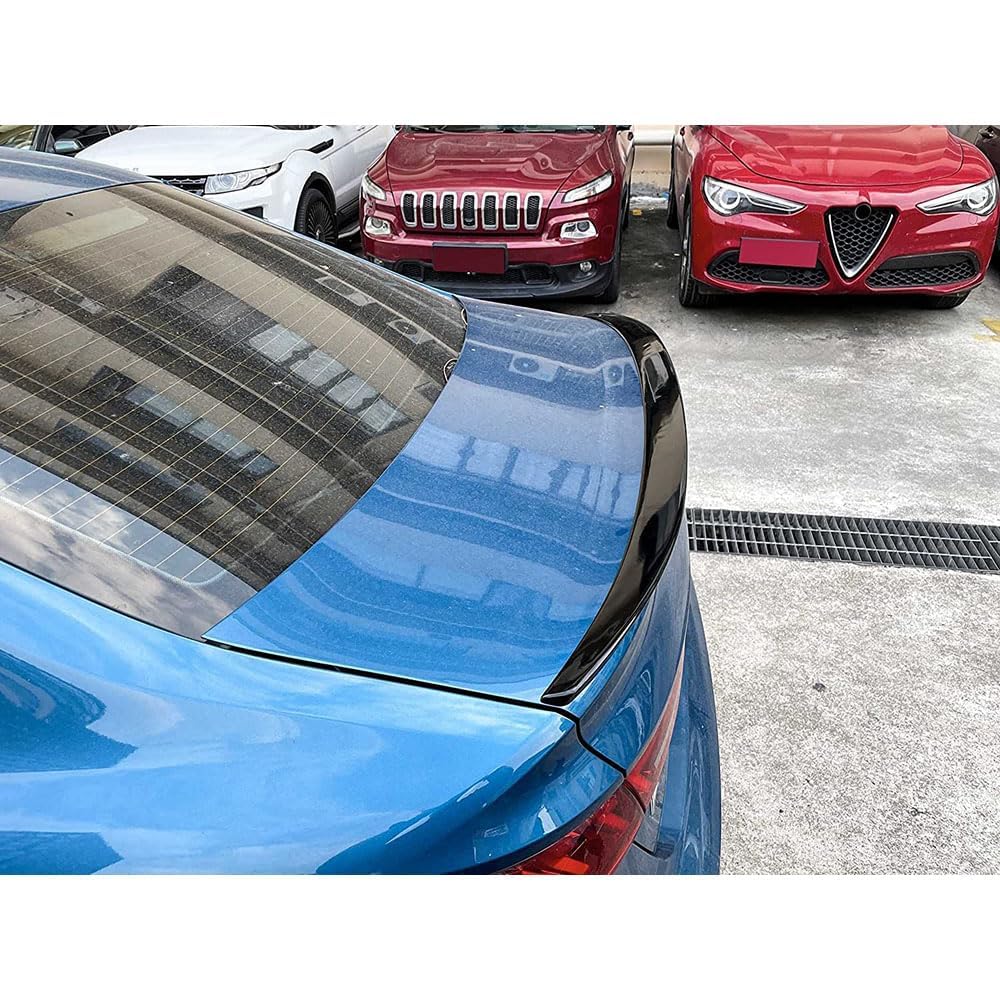 Auto Heckspoiler für Audi A3 8Y Limo S Line 2020 2021 2022 Schwanz Spoiler Flügel Heckflügel Dekoration Ersatz Tuning Verschleißteile Karosserie Anbauteile von BAWHO