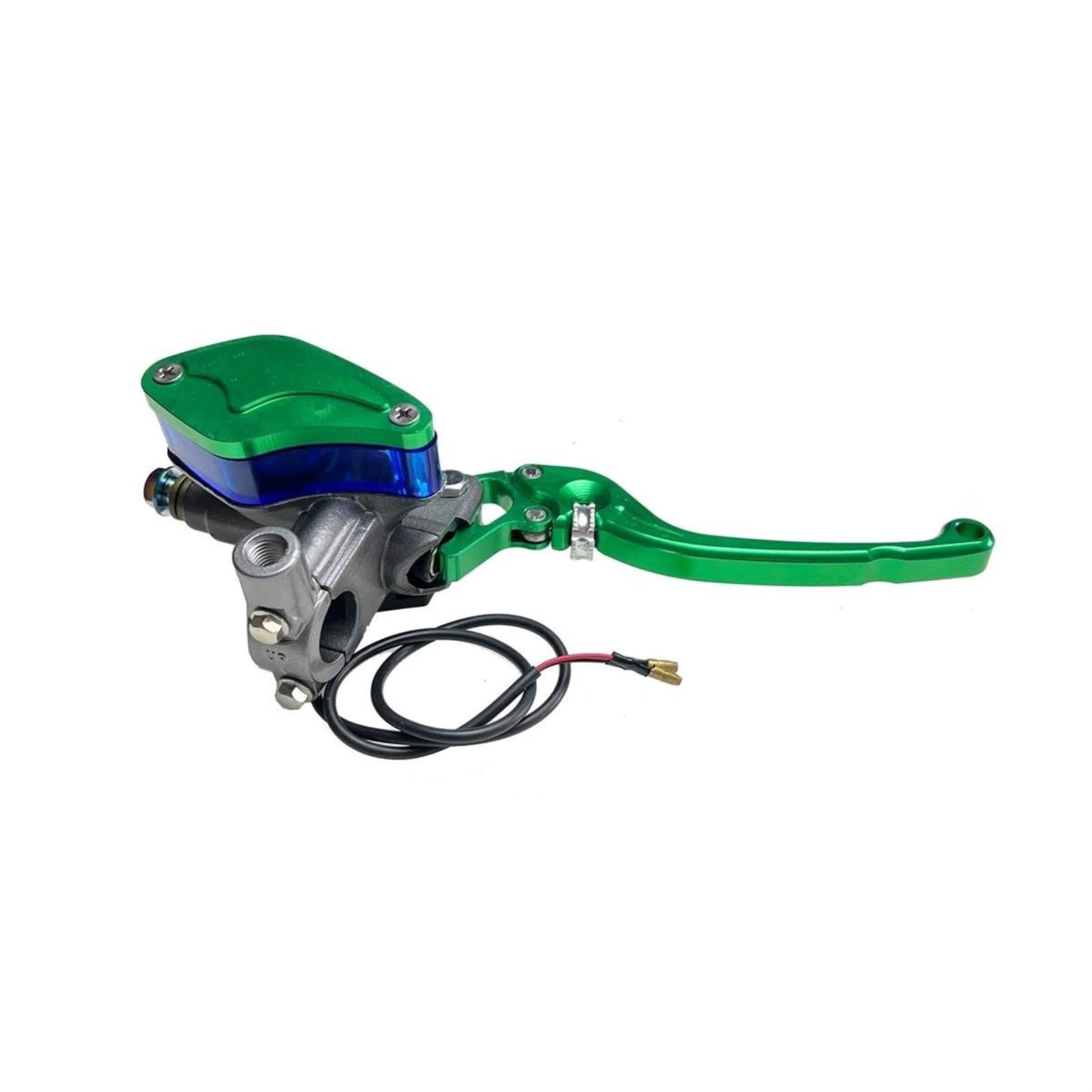 Universal Für Kawasaki Bremse Einstellbare Hebel Kupplung Brems Pumpe Hauptzylinder Motorrad Racing 14mm Kolben Motorrad Kupplungsbremshebel(Green,Right) von BAWHO