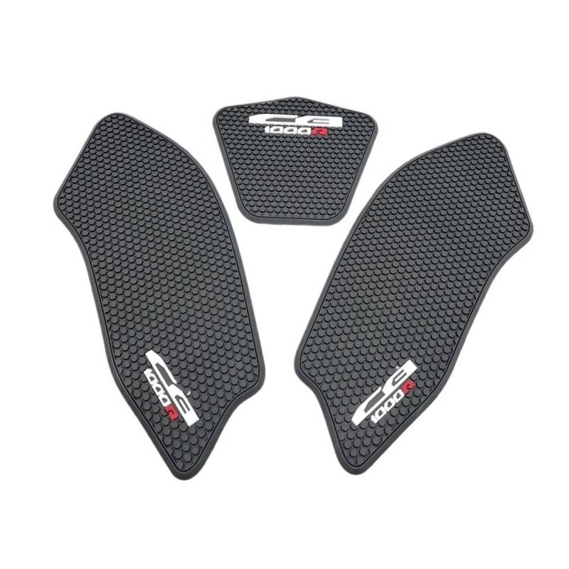 Motorrad Kraftstofftank Aufkleber Für CB 1000R CB1000 R 2021 2022 2023 Seite Kraftstoff Tank Pad Tank Pads Schutz Aufkleber Knie Grip Pad Fit Motorrad von BAXPEVM