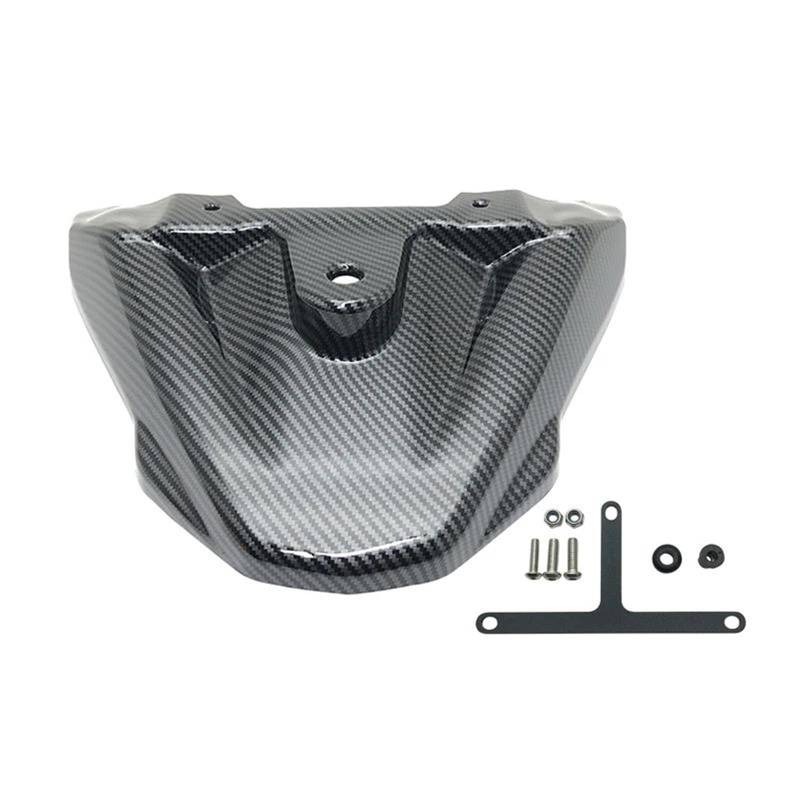 Motorrad-Rad-Kotflügel-Schnabel-Nase-Verkleidungs-Verlängerungsabdeckung Extender Winglet Guard Carbon Fiber Für NT1100 NT 1100 2022(Black-a) von BAYDE