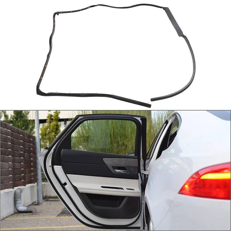 Zubehör für Türfenster 1PC Auto Dichtung Streifen Tür Lücke Sound Isolierung Änderung Dicht Streifen T2H10133 T2H10132 Für Jaguar XFL 2016-2023(Left) von BAYDE