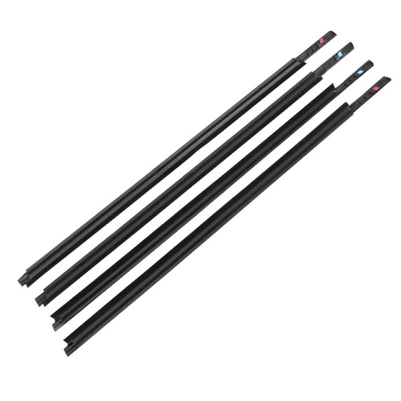 Zubehör für Türfenster 4Pcs Auto Fenster Weathers Äußere Tür Glas Moulding Trim Abdichtung Gürtel Wetter Stripers Für Suzuki SX4 Fließheck von BAYDE