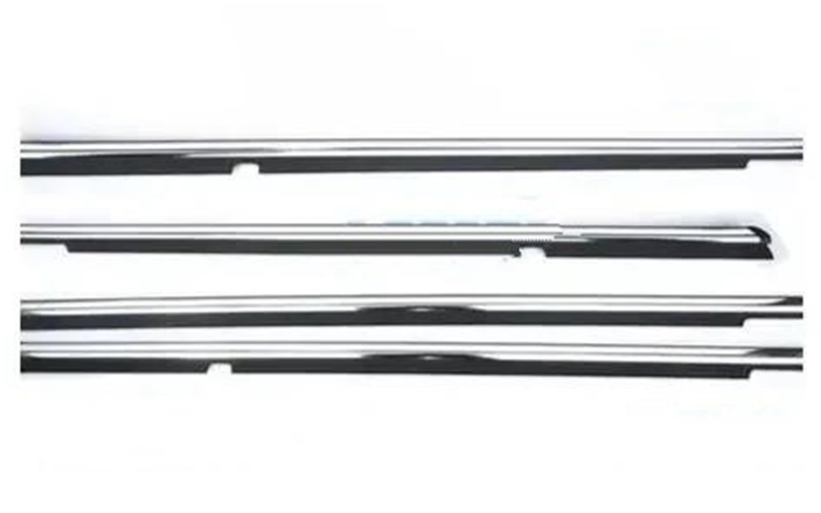 Zubehör für Türfenster 82210-2S000 4 Stück Auto-Außenfenster-Glasschutz, Dichtungsstreifen, Dichtung Für Hyundai IX35 2010 2011 2012–2015(Chrome outside) von BAYDE