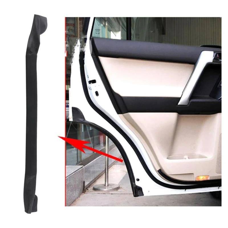 Zubehör für Türfenster Auto Hinten Links Seite Gummi Tür Wasserdichte Dichtung Streifen Für Toyota Für Land Für Cruiser Für Prado 150 LC150 2010-2020 von BAYDE