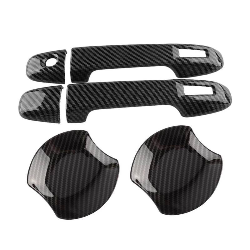 Außentürgriffe 1 Paar Carbon Look Auto Außen Vorne Links Rechts Seite Türgriff & Bowl Trims Kit Für 86 Für BRZ von BAYNGO