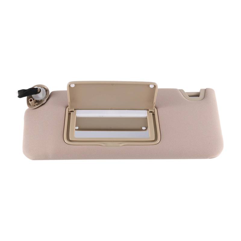 Brillenhalter für Auto Sonnenblende 83230-TC0-T91ZA Beige Sonnenblende Für Die Rechte Seite Mit Leichtem Make-up-Spiegel Für Accord 2008–2013 von BAYNGO