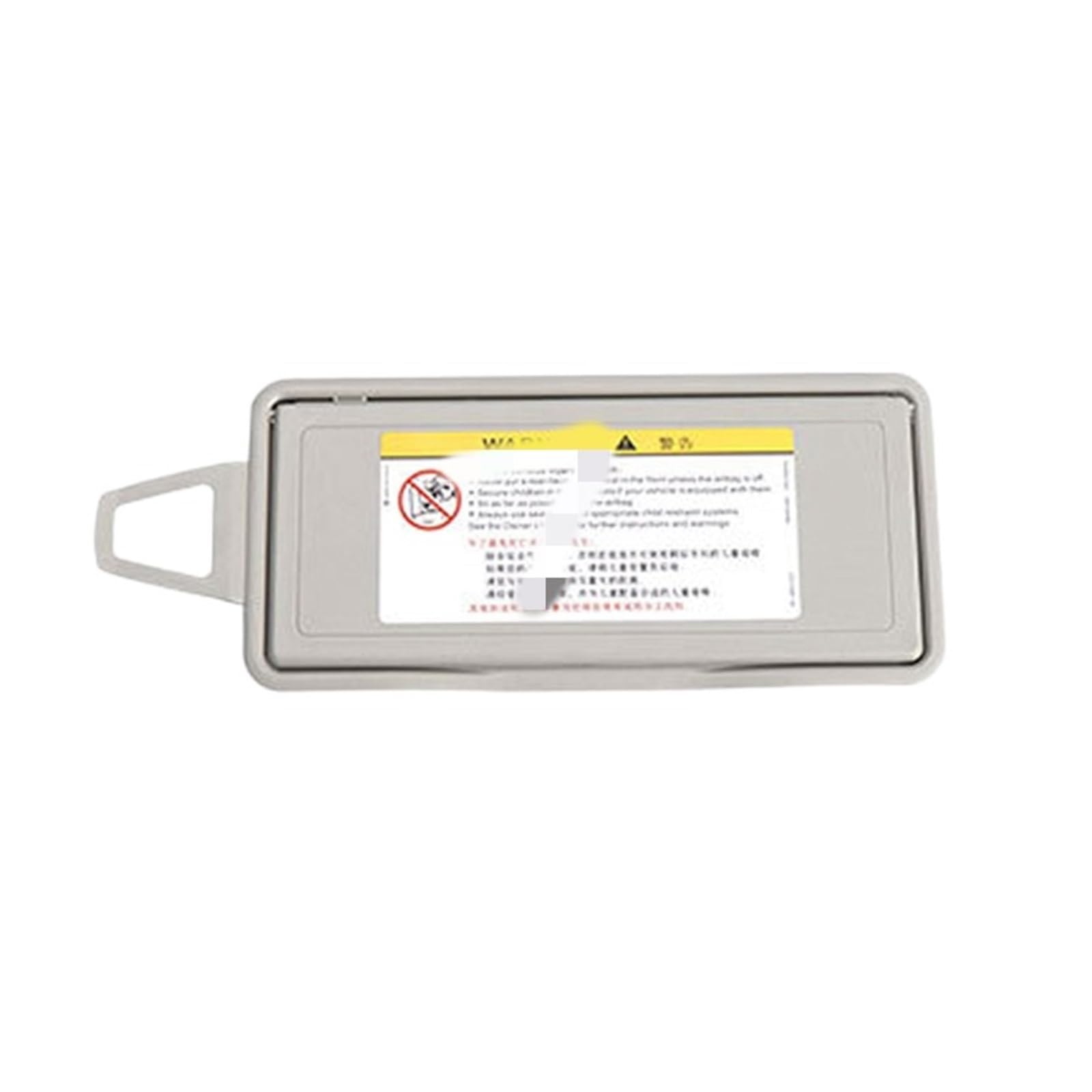 Brillenhalter für Auto Sonnenblende Auto-Sonnenblende, Schild, Schattenbrett, Spiegelabdeckung, Ersatz Für S-Klasse W220 1998–2005, Graue Rechte Seite von BAYNGO