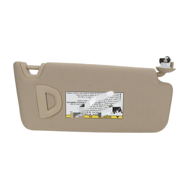 Brillenhalter für Auto Sonnenblende Auto Sonnenschutz Visier Links Fahrerseite Sonnenblende Innen 83280 TC0 H91ZA Ersatz Für Accord 2008-2012 83280 TC0 H91ZB(Beige) von BAYNGO