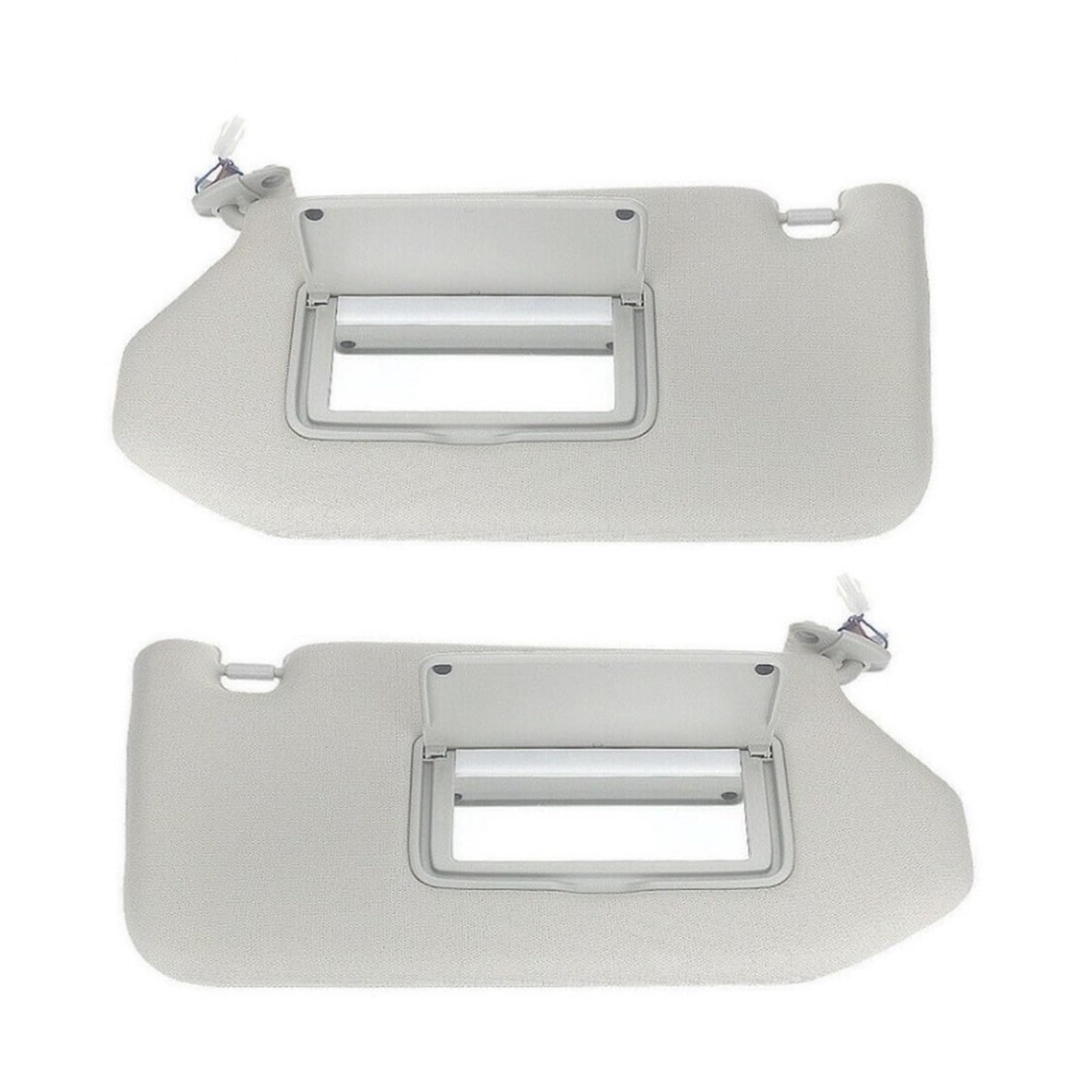 Brillenhalter für Auto Sonnenblende Grau Beige Auto Sonnenblende Schatten Links Rechts Fahrerseite Für Pathfinder 2013-2018 Für QX60 2014-2017 JX35 2013(Grey,1 Pair) von BAYNGO