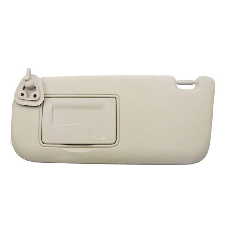 Brillenhalter für Auto Sonnenblende Sonnenblende Für Die Linke Seite Mit Make-up-Spiegel, Beige, Für Elantra HD 2006–2010 von BAYNGO