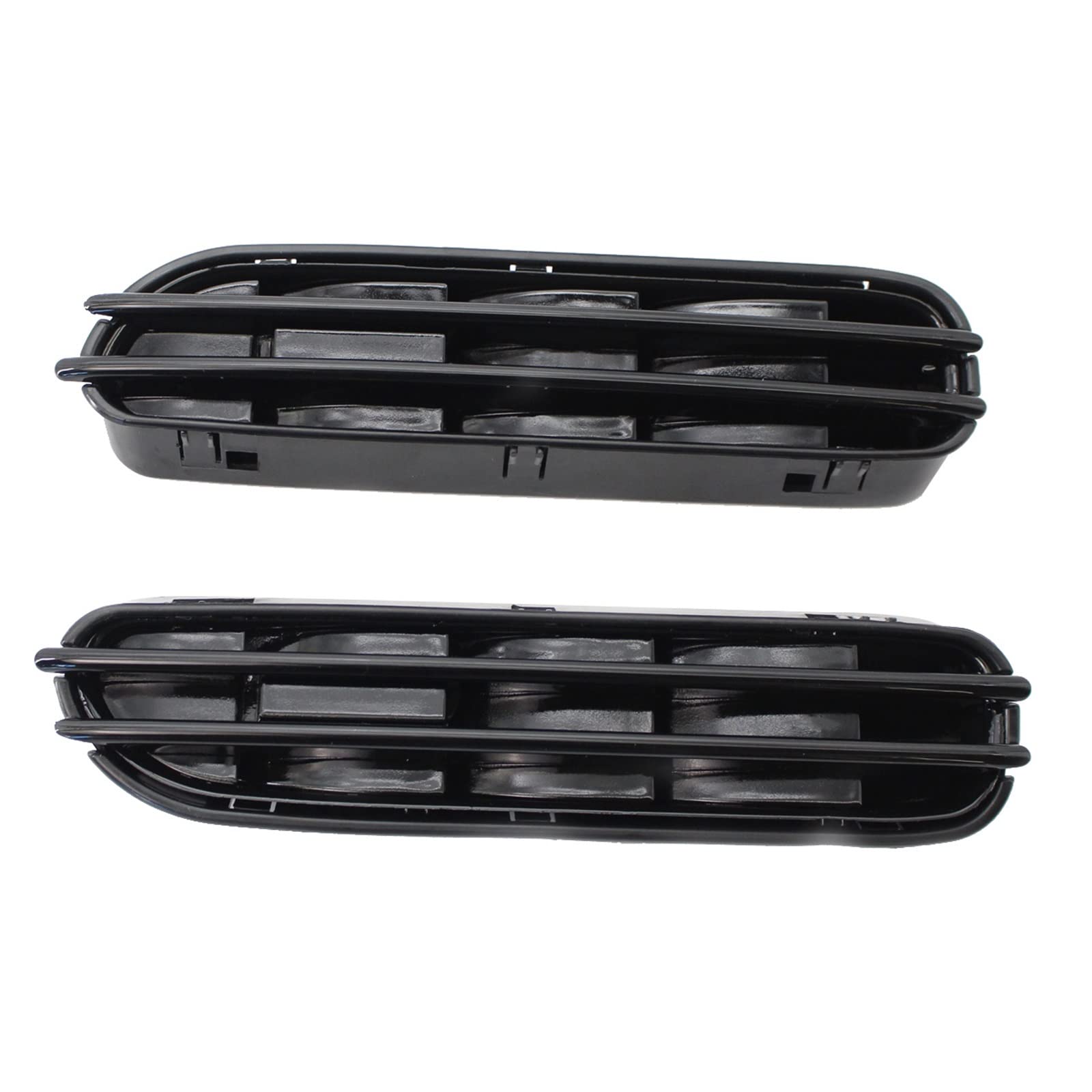 Dekorativer Lufteinlass für das Auto 2 Stück M5 Side - Air Flow Vents Grille Grill Für E60/E61 E39 M5 Glänzend Schwarz von BAYNGO