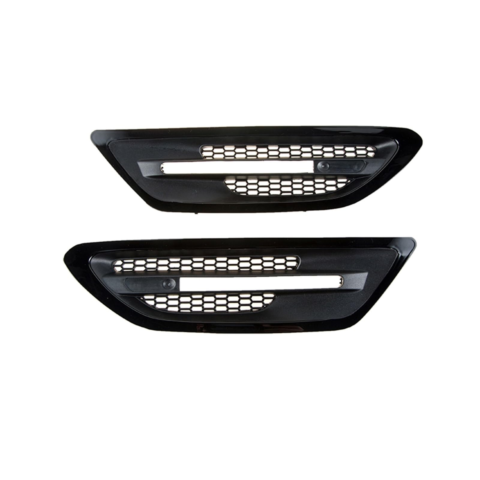 Dekorativer Lufteinlass für das Auto 2 Stücke Auto Styling Side Vent Lufteinlassgitter Abdeckung Auto Kotflügel Luftstrom Grill Dekoration Für 5S 5 SERIE F10 M5 2011-2016(EIN) von BAYNGO