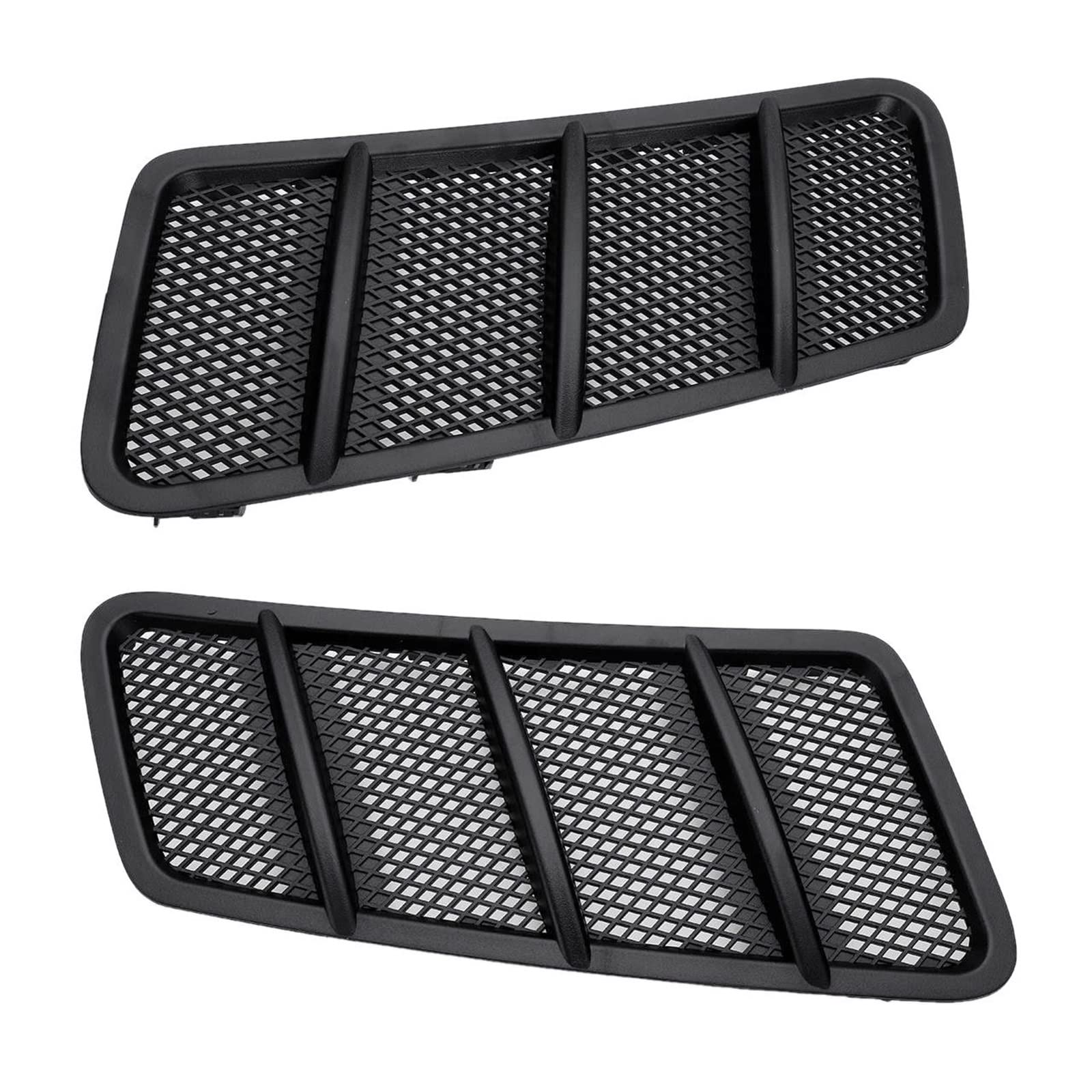 Dekorativer Lufteinlass für das Auto 2Pcs Auto Front Hood Vent Grille Air Flow Intake Haube Für W166 GL GL350 GL450 GL550 ML ML350 ML550 2012-2015 von BAYNGO