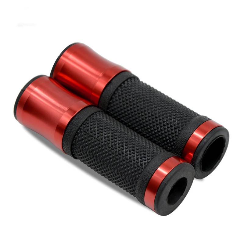 Motorradgriff 7/8 '' 22MM Motorradzubehör Motorrad Lenker Lenkergriffe Für R1 2004-2006(Rot) von BAYNGO