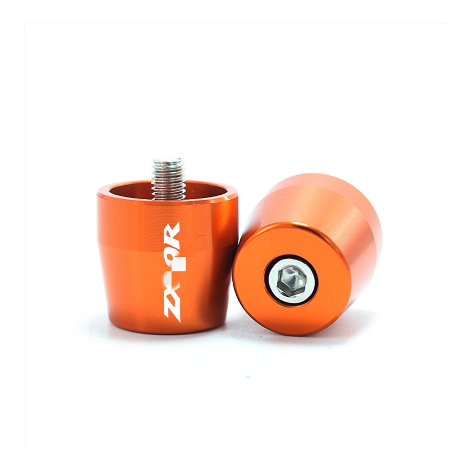 Motorradgriff Für K&AWASAKI Z&X9R Z&X-9R 1998-2003 Lenkergriffe Bar Ends Cap Motorrad(Orange,Blue,Green,Silver,Black) von BAYNGO