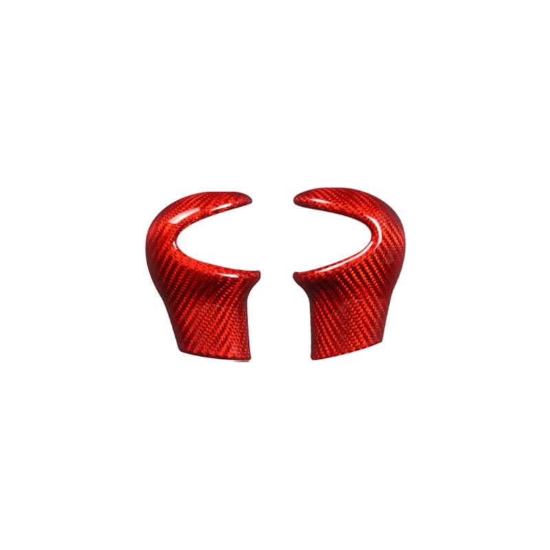 Schaltknäufe Für Cooper Schaltknaufkappe R55 R5 R56 R57 R58 R59 R60 R61 Lenkerhülse Dekorativer Aufkleber(Red (2pcs)) von BAYNGO