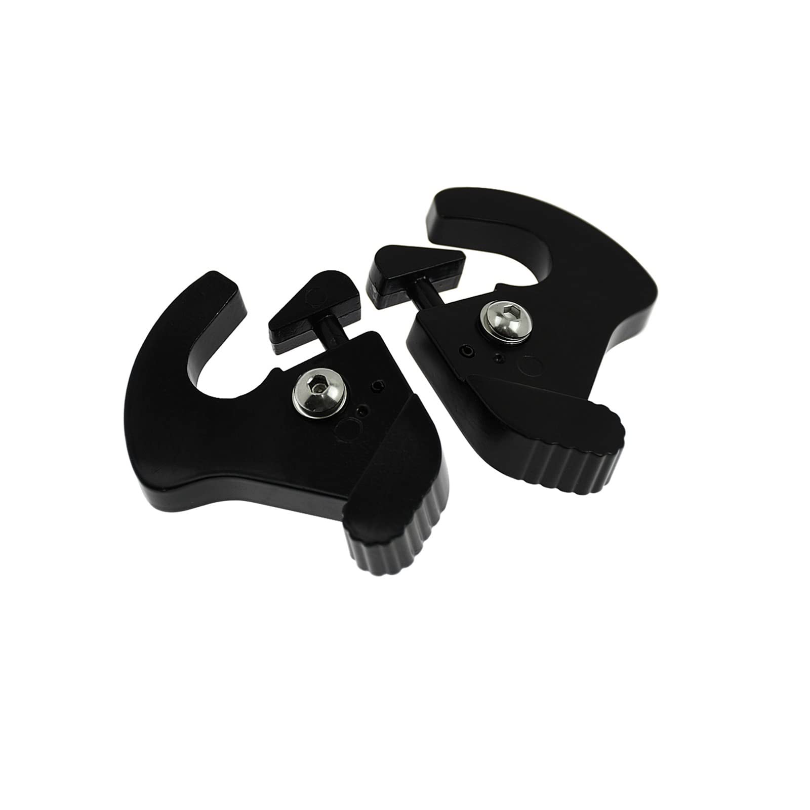 Solositz Gepäckträger hinten Motorrad -Rückenlehne Abnehmbarer Rotary Sissy Bar Gepäckträger Docking Latch Clips Kit Für Harley Sportster XL Softail Touring(Schwarz) von BAYNGO