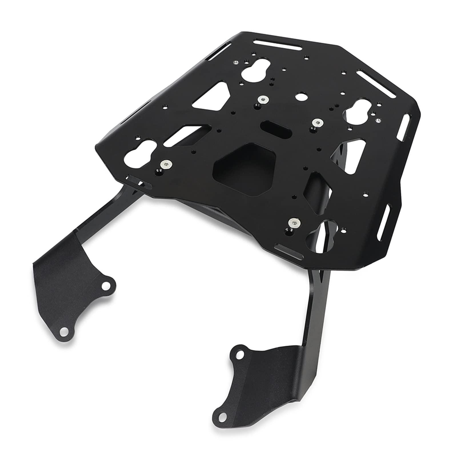 Solositz Gepäckträger hinten Motorradzubehör CNC-Gepäckhalter Bracke Gepäckträger Für CB500X CB 500X 2012-2019(Schwarz) von BAYNGO