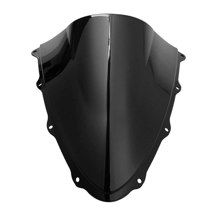 Windschild Motorrad Schwarz ABS Double Bubble Windschutzscheibe Verkleidung Windschutzscheibe Für - 1299 1299S Panigale 959 2015-2019 von BAYNGO