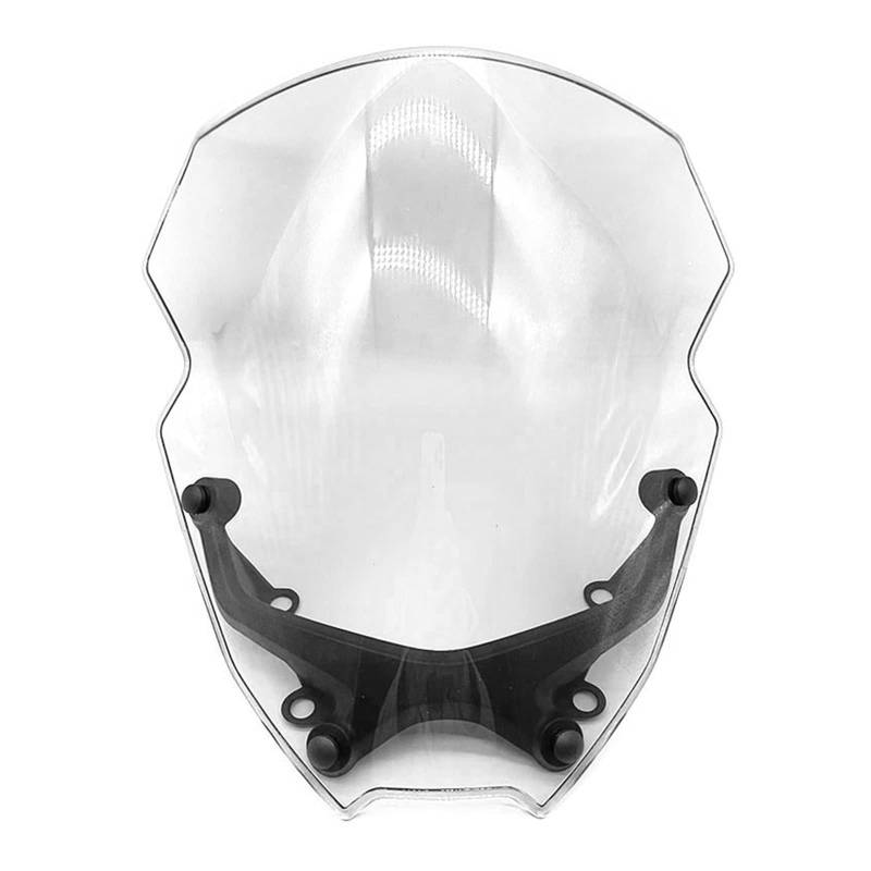 Windschild Motorrad Sport Windschutzscheibe Windabweiser Für MT-09 2021 2022 FZ-09 Windschutzscheibe Zubehör(EIN) von BAYNGO