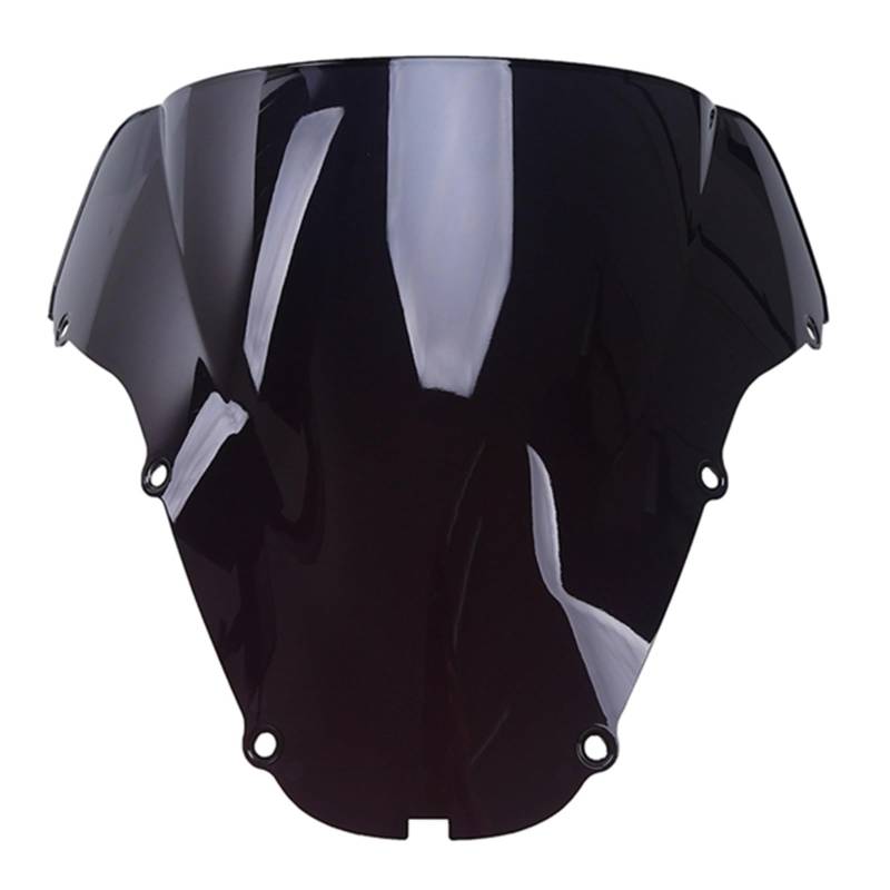 Windschild Motorrad Windschutzscheibe Motorrad Windschutzscheibe Double Bubble Windabweiser Für CBR 900 RR 929 2000-2001(Schwarz) von BAYNGO