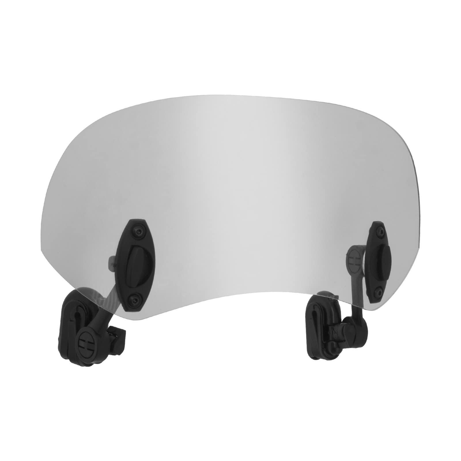 Windschild Universal-Motorrad-Windschutzscheibenverlängerung, Verstellbarer Spoiler, Für Anklemmen, Windabweiser Für Harley, Für -, FürSuzuki(Grey) von BAYNGO