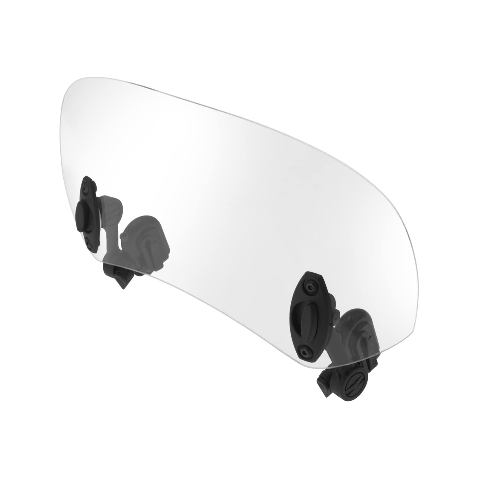 Windschild Universal-Motorrad-Windschutzscheibenverlängerung, Verstellbarer Spoiler, Für Anklemmen, Windabweiser Für Harley, Für -, FürSuzuki(Klar) von BAYNGO