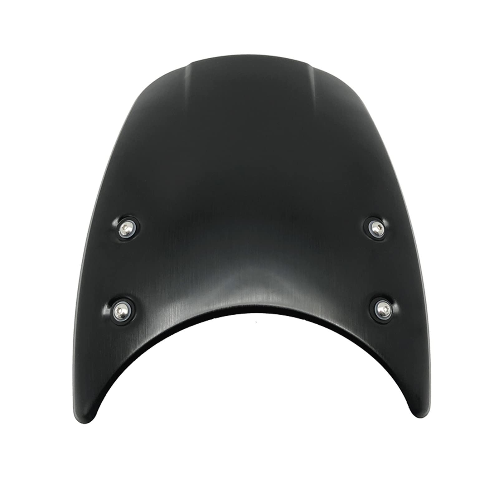 Windschild Windschutzscheibe Aluminium Windabweiser Windschutzscheibe Für RNINET R9T Racer Pure Urban Scrambler 2014-2020 Motorrad(Schwarz) von BAYNGO