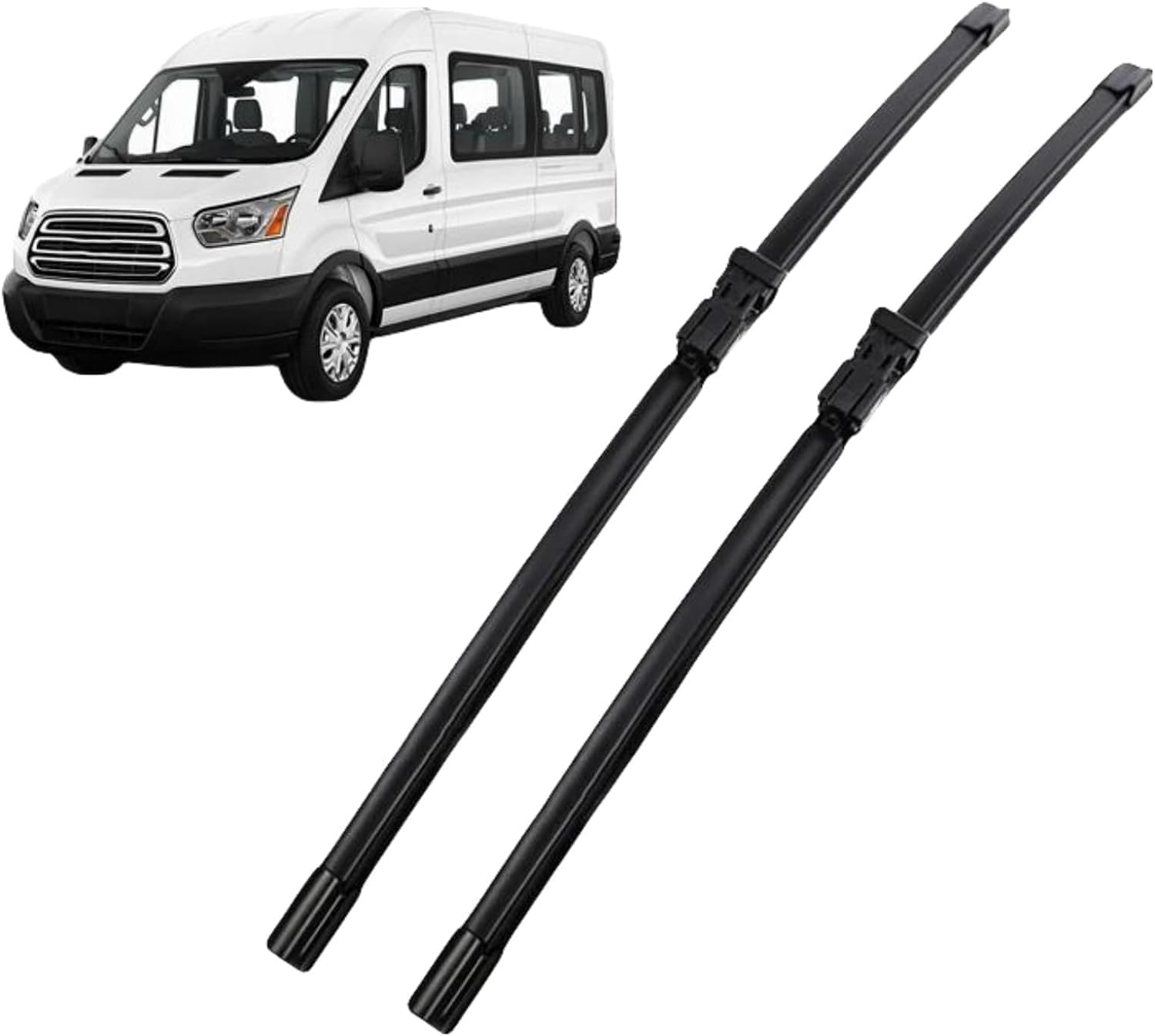 Auto Scheibenwischer für-Ford Transit L2H2 2014-2019 30"+20", Hochwertige Gummi HD Leiser Wischblätter Klare Sicht Reinigungsfenster Ersatzteile von BAfafa