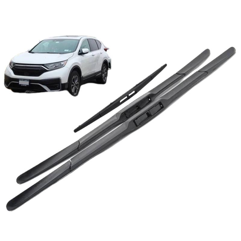 Scheibenwischer Scheibenwischerblätter Vorne Und Hinten Für Honda CR-V CRV MK5 2016–2021, 26"+17"+12" Autoscheibenwischer von BAydog