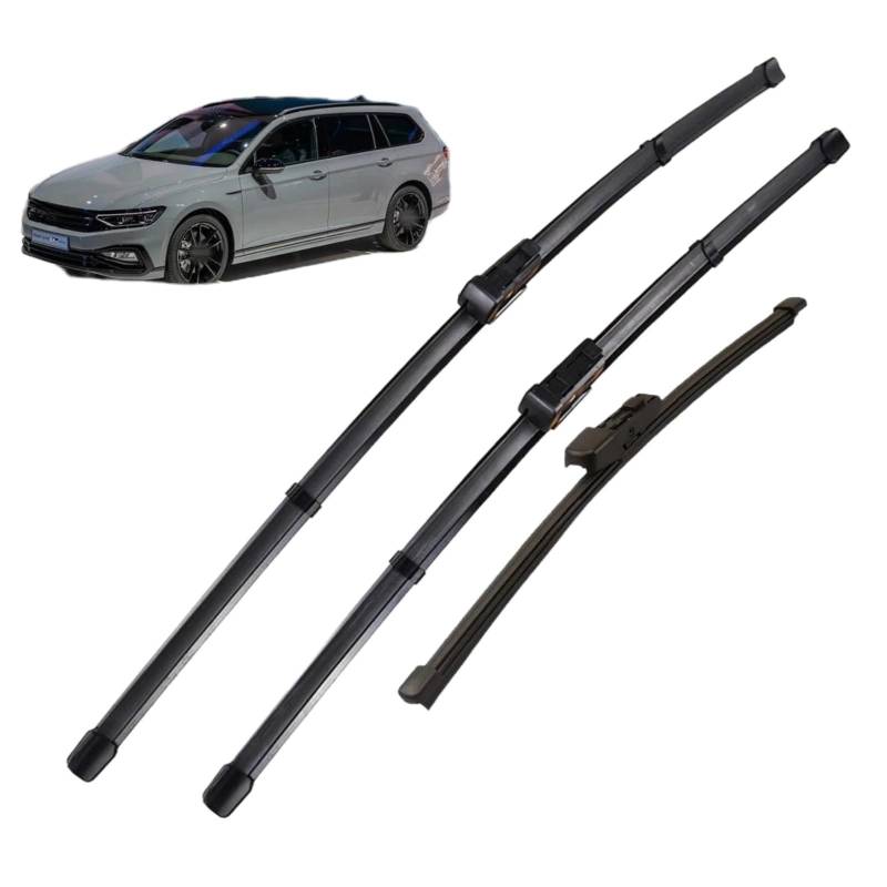 Scheibenwischer Scheibenwischerblätter Vorne Und Hinten Für VW Passat B8 Variant 2017–2023, 26"+18"+13" Autoscheibenwischer von BAydog