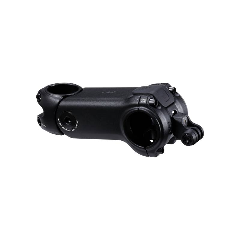 BBB Cycling ActionStem Fahrrad Vorbau - Gefedert - Für Rennrad, Gravelbike & E-Bike - 31.8mm - Verstellbar 0° bis +3.5° - Hohe Stoßdämpfung - Mehrere Fahrpositionen - Länge: 100mm - BHS-52 von BBB