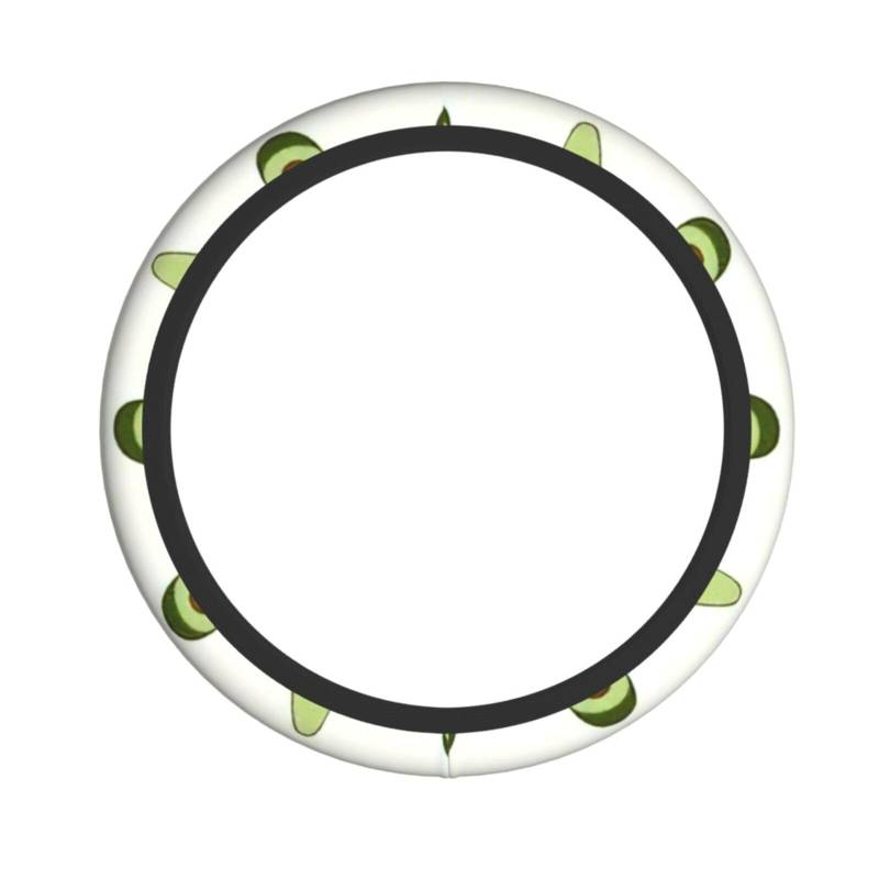 BBEXJIGY Universal-Lenkradbezug mit Avocado-Druck, besserer und bequemer Griff, passend für die meisten Fahrzeuge von BBEXJIGY