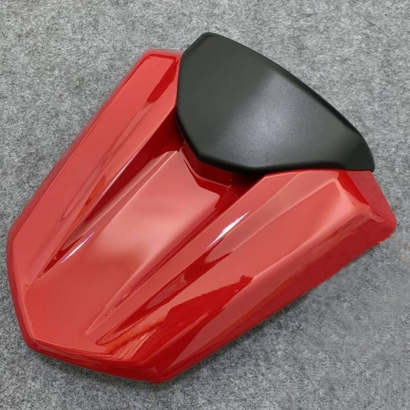 BBIGTIFWX Motorrad-Rücksitzverkleidung Für H&ONDA CBR500R CB500F 2022 2023 Sitzabdeckungs-haube Verkleidung Motorrad Hinten Sozius Solo Zubehör Carbon Rot(90) von BBIGTIFWX