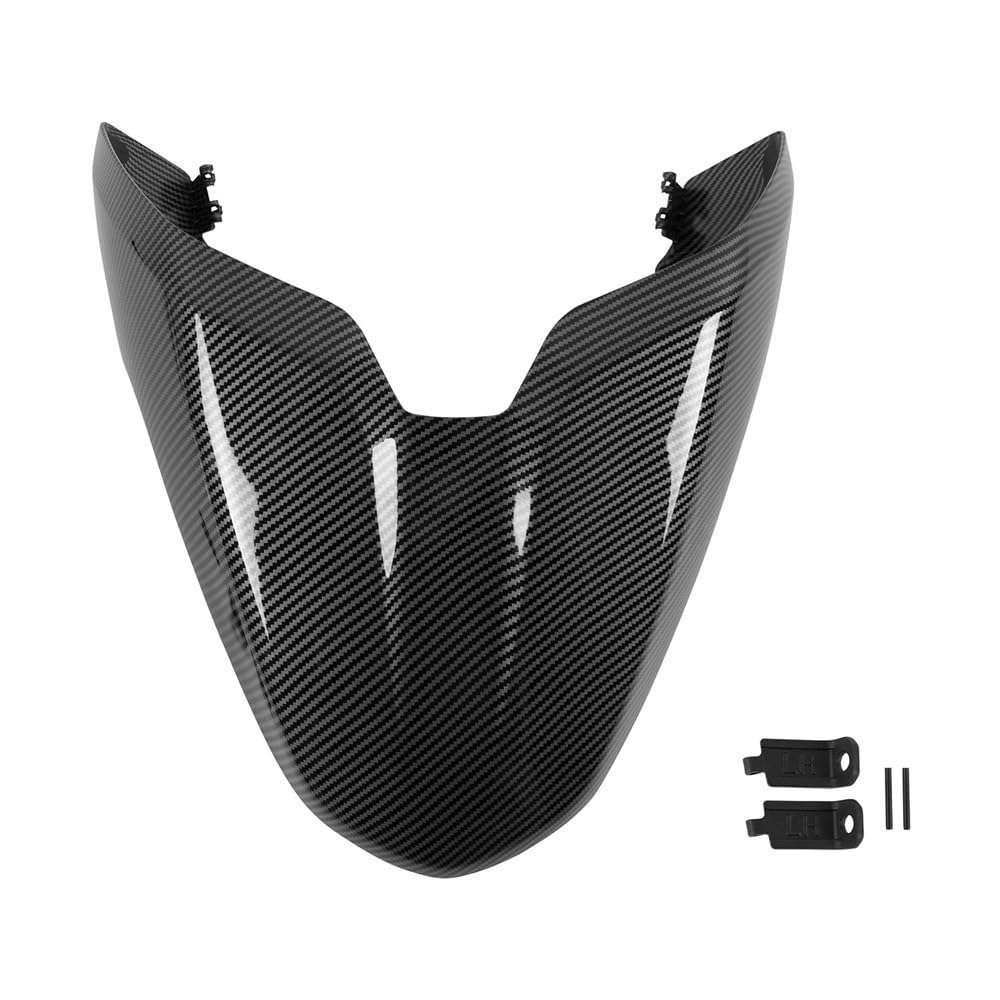 BBIGTIFWX Motorrad-Rücksitzverkleidung Motorrad Zubehör Hinten Passagier Sozius Sitz Abdeckung Harte Sitz Gugel Verkleidung Für Ducati Monster 821 797 1200 2018-2022(8) von BBIGTIFWX